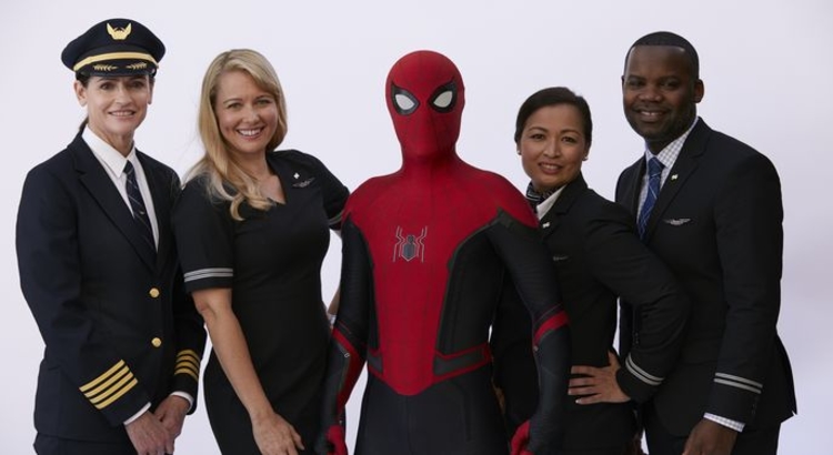 Spider-Man und United-Crew
